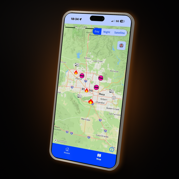 Cactus Watch interactive incident map